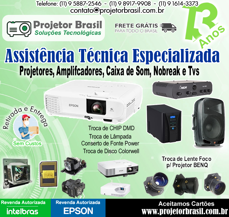 Troca de Lente Foco Benq Cajamar